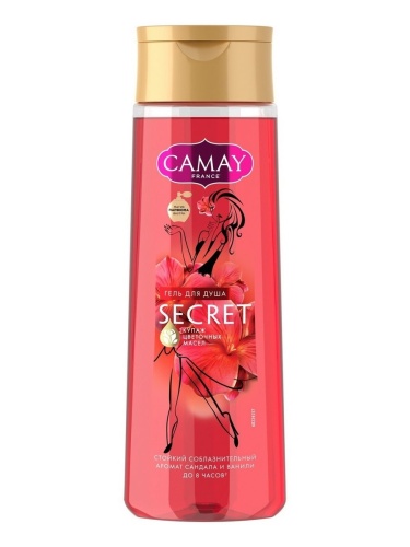 Гель для душа CAMAY 250мл Тайное блаженство 1/12
