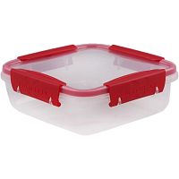 Контейнер для хранения квадратный 0,8л BUTTERFLY Ассорти Полимербыт C78306