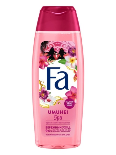 Гель для душа FA 250мл Секреты Полинезии Аромат экзотических цветов 1/10