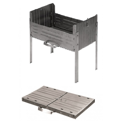 Мангал 51*34*7,6см ДИПЛОМАТ №1 складной без шампуров М01 Kukmara Мангал 51*34*7,6см ДИПЛОМАТ №1 складной без шампуров М01 Kukmara