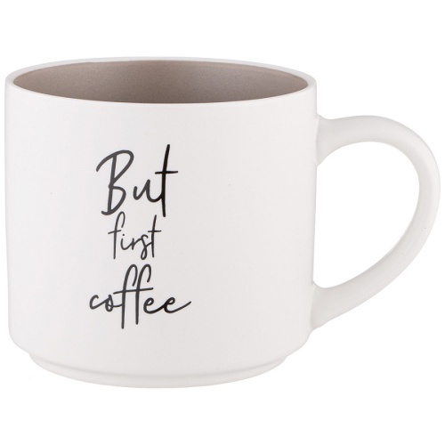 Кружка фарфор 470мл BUT FIRST COFFEE Lefard 260-980