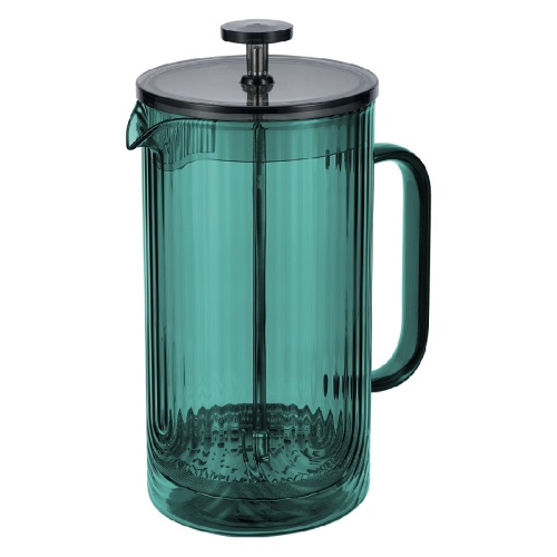 Френч-пресс 1000мл Regent FRANCO GREEN боросил. стекло нерж. сталь 80-001