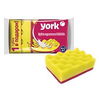 Губки для посуды 4+1шт 10*7*3см ВОЛНА Йорк 030220