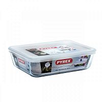 Форма для запекания стекло 22*17*6см с крышкой COOK&FREEZ Pyrex 242P000