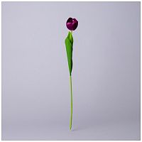 Цветок искусственный 44см ТЮЛЬПАН фиалковый Lefard 535-341
