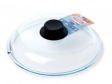 Уценка Крышка 24см Pyrex CLASSIC HIGH стеклянная с пластик. ручкой высокая BH24