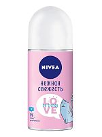 Дезодорант-шарик NIVEA 50мл Love be trendy Нежная свежесть 1/6
