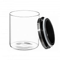 Банка для сыпучих стекло 600мл метал. крышка Tima SS600RD