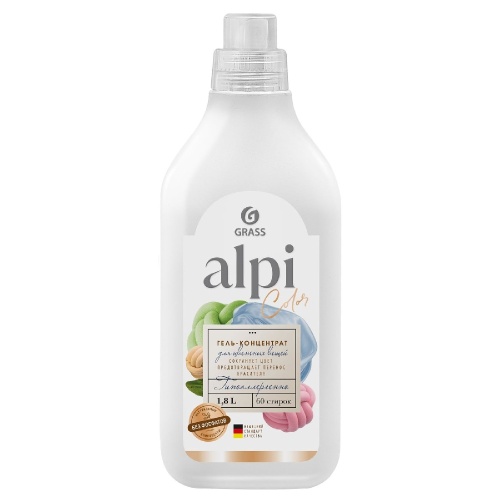 Гель для стирки GRASS 1,8л Alpi Color для цветного белья 60 стирок 1/3