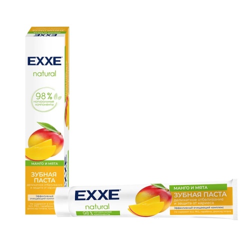 Зубная паста EXXE 75мл Natural Манго и Мята