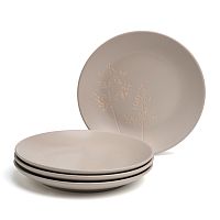 Набор тарелок керамика 4шт десертные 19,5см GRASSES Bronco 191-339-1