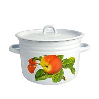 Кастрюля эмаль 5,5л Ассорти 20-1617Н/4