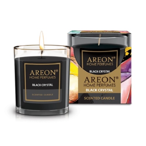 Аромасвеча в стакане 120г BLACK CRYSTAL Areon ARE-CR03