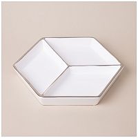 Менажница из керамики 3-х секц. 25*21см ДИАМАНД Lefard 763-154