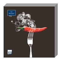 Салфетки бумажные ART BOUQUET 20шт 33*33см 3сл Hot chili 1/12