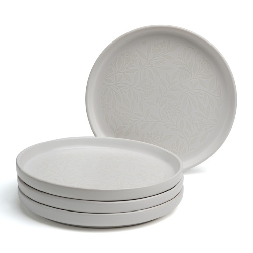 Набор тарелок керамика 4шт десертные 20,5см CHOICE WHITE Bronco 191-357-1