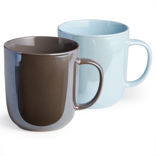 Набор кружек фарфор 2шт 400мл GLOSS МИКС Bronco 407-135-1