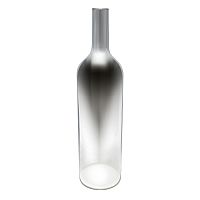 Ваза-бутылка стекло 8,5*34,5см СЕРЕБРО Магамакс CSA-36L