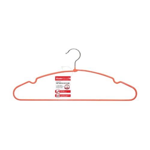 Вешалка-плечики 40см КЕЙТ металлическая (коралловый) Master House 60520 Вешалка-плечики 40см КЕЙТ металлическая (коралловый) Master House 60520