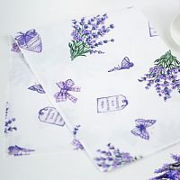 Полотенце рогожка 50*70см СИРЕНЕВАЯ ДЫМКА Арт Дизайн