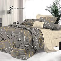 КПБ 1,5сп (простыня на резинке) сатин 50*70см+70*70см МАРГО Хлопковый Рай