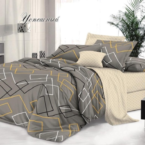 КПБ 2,0сп (простыня на резинке) сатин 50*70см+70*70см МАРГО Хлопковый Рай