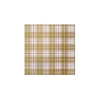 Салфетки бумажные BOUQUET 20шт 33*33см 3сл Клетка золотая 1/12