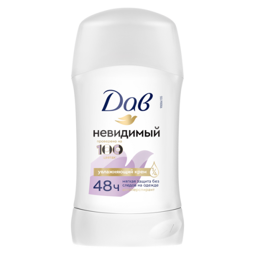 Дезодорант-стик DOVE 40мл Невидимый 1/6