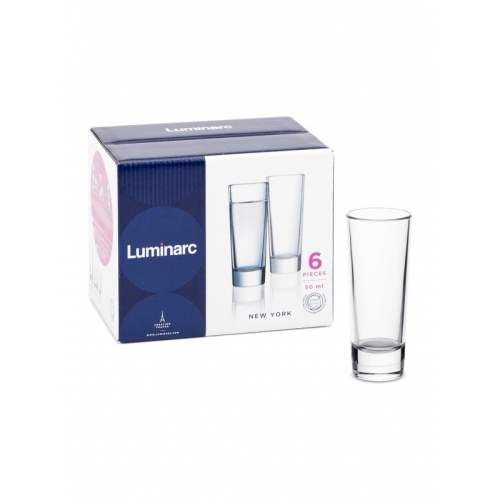 Набор стопок 6шт 50мл НЬЮ-ЙОРК Luminarc H5018