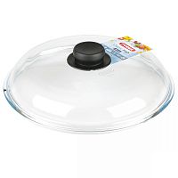 Уценка Крышка 28см Pyrex CLASSIC HIGH стеклянная с пластик. ручкой высокая BH28