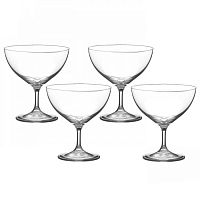 Набор креманок стекло 4шт 340мл БАР недекорированные Crystalex 40759/340/4