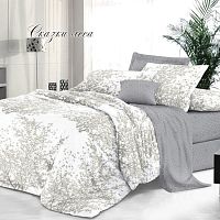 КПБ Евро сатин 50*70см+70*70см СКАЗКИ ЛЕСА Хлопковый Рай