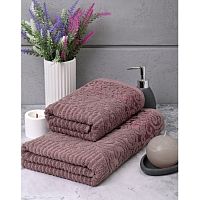 Полотенце махровое 70*140см CASSANDRA 500г/м2 кофейный АГХ