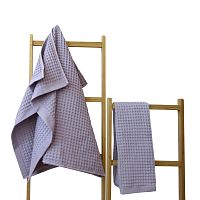 Полотенце вафельное 40*60см БОХО лаванда Votex Home 619