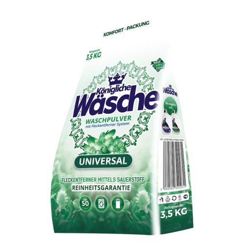 Порошок KONIGLICHE WASCHE 3,5кг универсальный 50 стирок 1/4