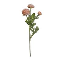 Цветок искусственный 52см РАНУНКУЛЮС персиковый Магамакс HFW-19