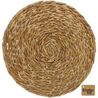 Мат на стол солома 30см NATURE плетеный Селфи 904-106