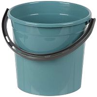 Ведро без крышки 10л бирюзово-синий Violet 011055