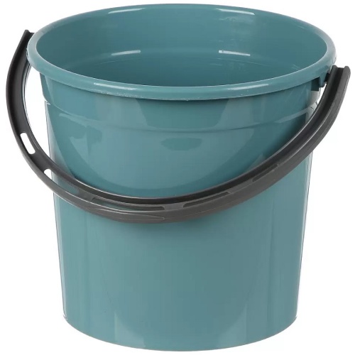 Ведро без крышки 10л бирюзово-синий Violet 011055
