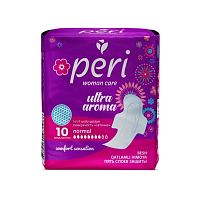 Прокладки PERI 10шт Ultra Aroma Normal 1/24