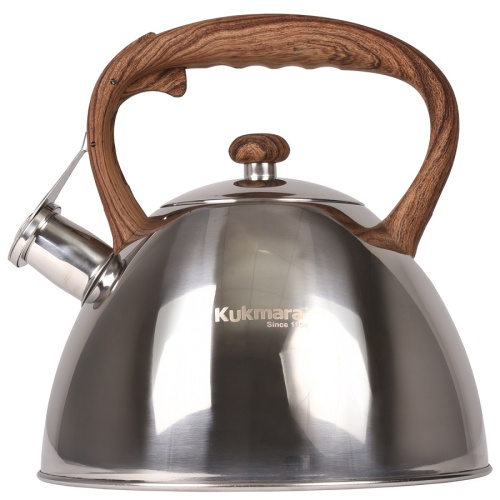 Чайник нерж. сталь 3,0л Kukmara WOOD автоподъем крышки индукция kuk-07/3103422