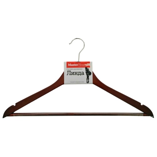 Вешалка-плечики 44см ЛИНДА деревянная Master House 60286 Вешалка-плечики 44см ЛИНДА деревянная Master House 60286