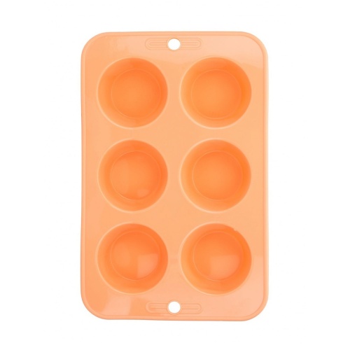 Форма для выпечки силиконовая Маффины 6 ячеек 18*28см APRICOT Attribute ABS309