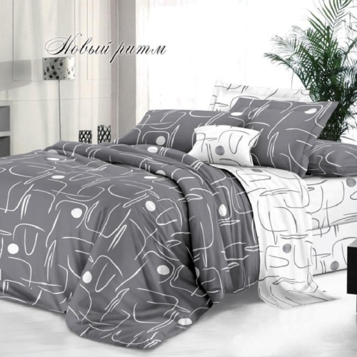 КПБ 2,0сп (простыня на резинке) сатин 50*70см+70*70см ЭСТЕЛЬ Хлопковый Рай