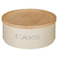 Банка для сыпучих сталь 16,5*6,5см CAKE IVORY штабелируемая Agness 790-401