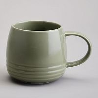 Кружка фарфор 400мл TRENDY ЗЕЛЕНЫЙ Lefard 358-2234
