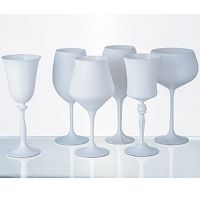 Бокал для вина 350мл ШАХМАТЫ белый Ассорти Crystalex 40934/350/D5176