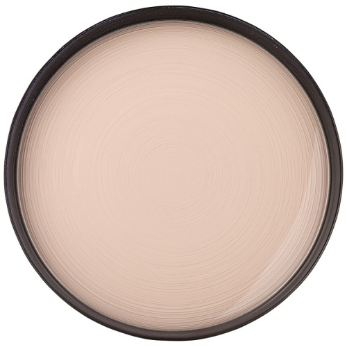 Тарелка десертная стекло 21см PRO-STYLE IVORY Аксам 339-406