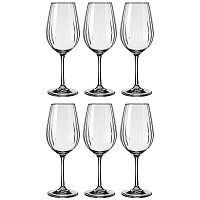 Набор бокалов для вина 6шт 450мл WATERFALL Bohemia Crystal 674-789