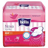 Прокладки BELLA 10шт Нова Комфорт Софт 1/36
